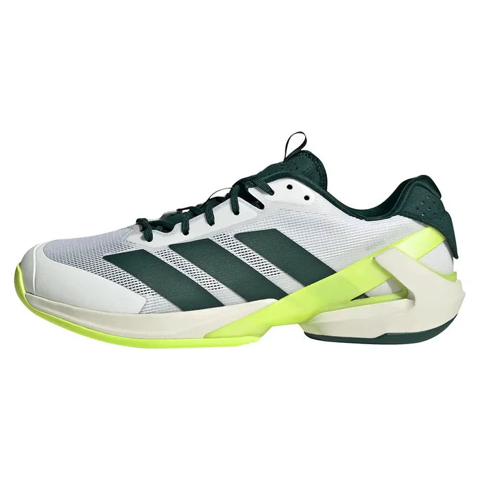 Men's adizero Ubersonic 5 Court Shoes Footwear White and Aurora Ivy