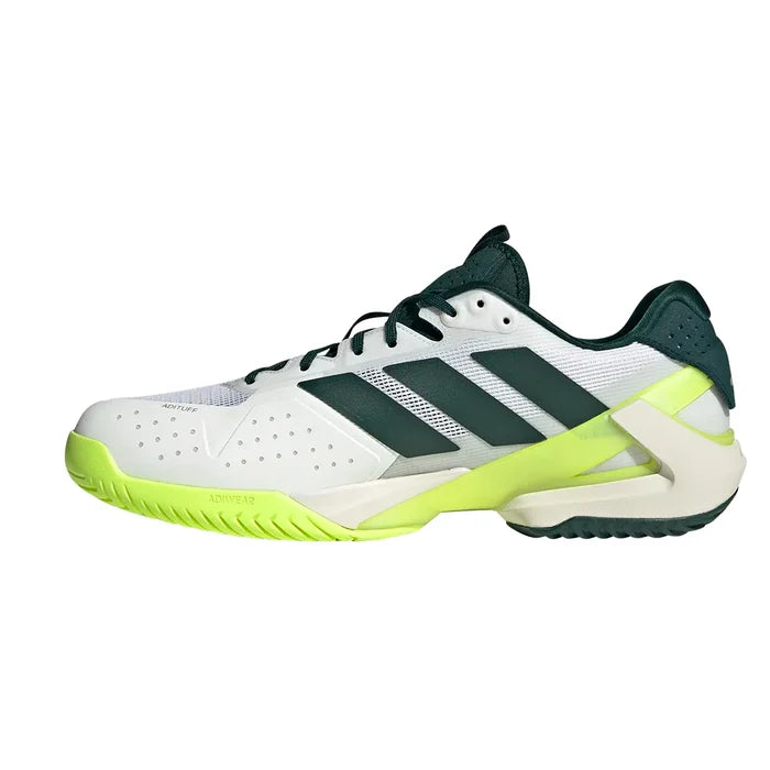 Men's adizero Ubersonic 5 Court Shoes Footwear White and Aurora Ivy