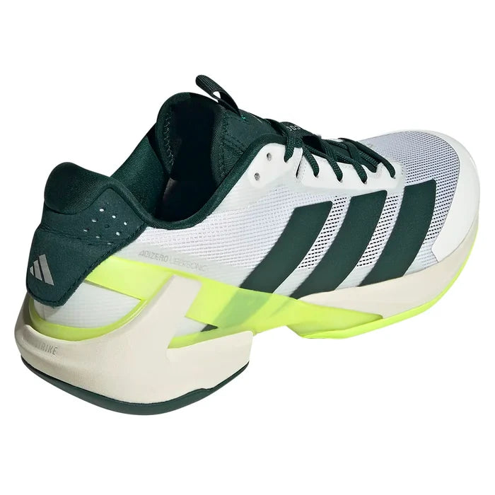 Men's adizero Ubersonic 5 Court Shoes Footwear White and Aurora Ivy