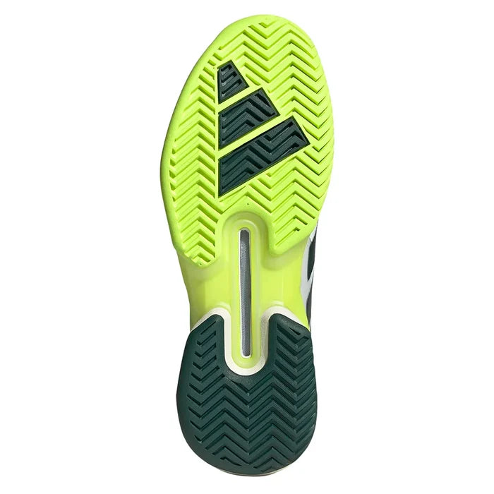 Men's adizero Ubersonic 5 Court Shoes Footwear White and Aurora Ivy