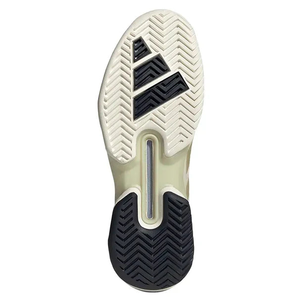 Men's Adizero Ubersonic 5 Shoes Chalk White and Ice Gold Metallic