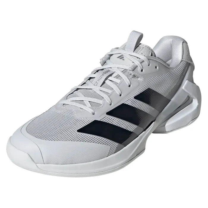 Men's Adizero Ubersonic 5 Shoes Dash Grey and Aurora Ink