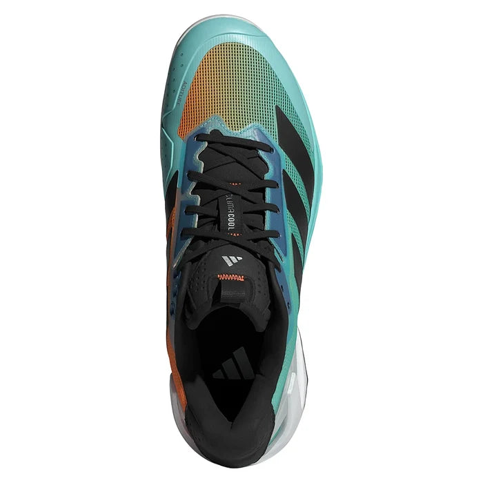 Men's Adizero Ubersonic 5 Shoes Flash Aqua and Core Black