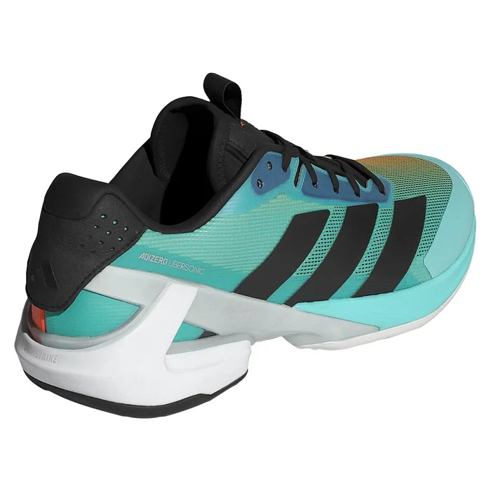 Men's Adizero Ubersonic 5 Shoes Flash Aqua and Core Black
