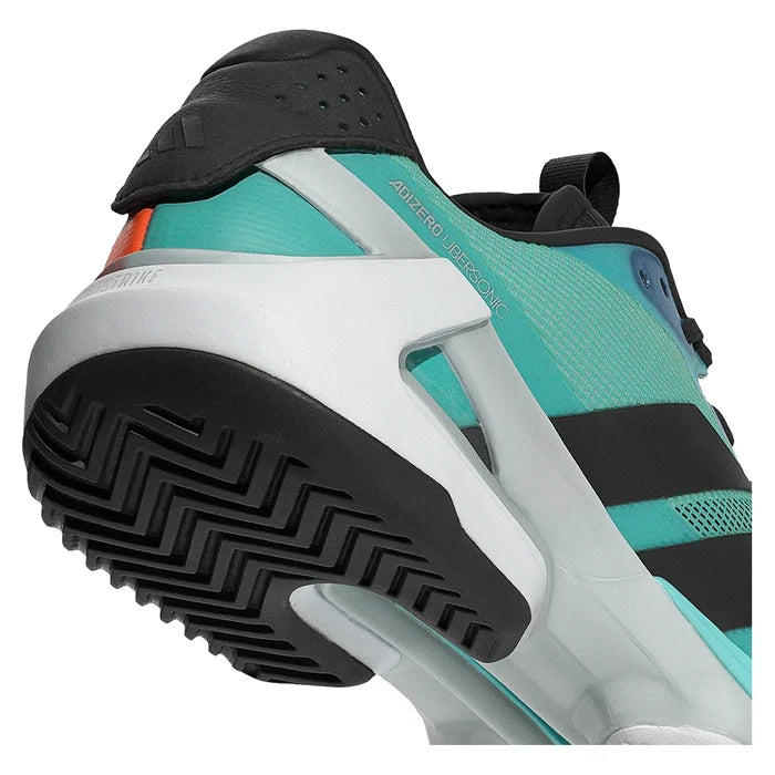 Men's Adizero Ubersonic 5 Shoes Flash Aqua and Core Black