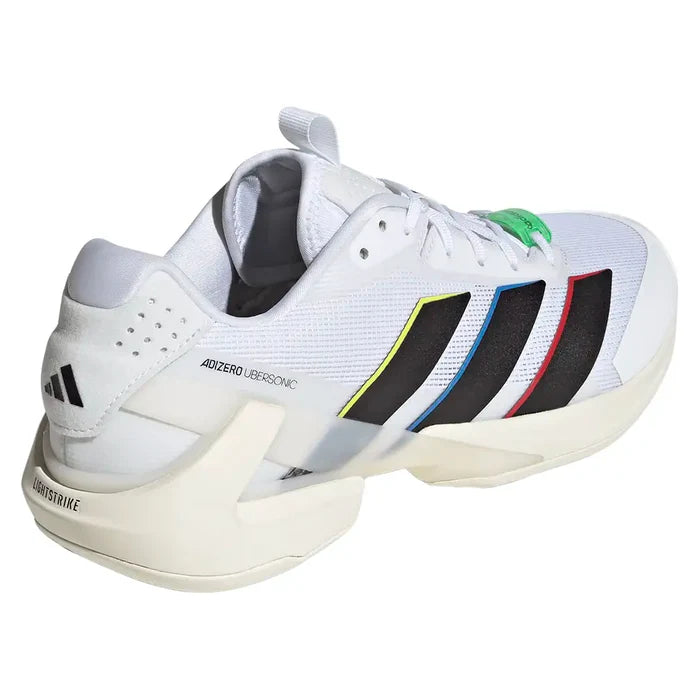 Men's Adizero Ubersonic 5 Shoes White and Black