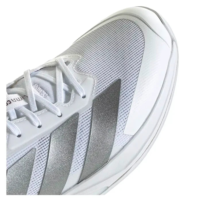 Men's Adizero Ubersonic 5 Shoes White and Tech Grey Metallic