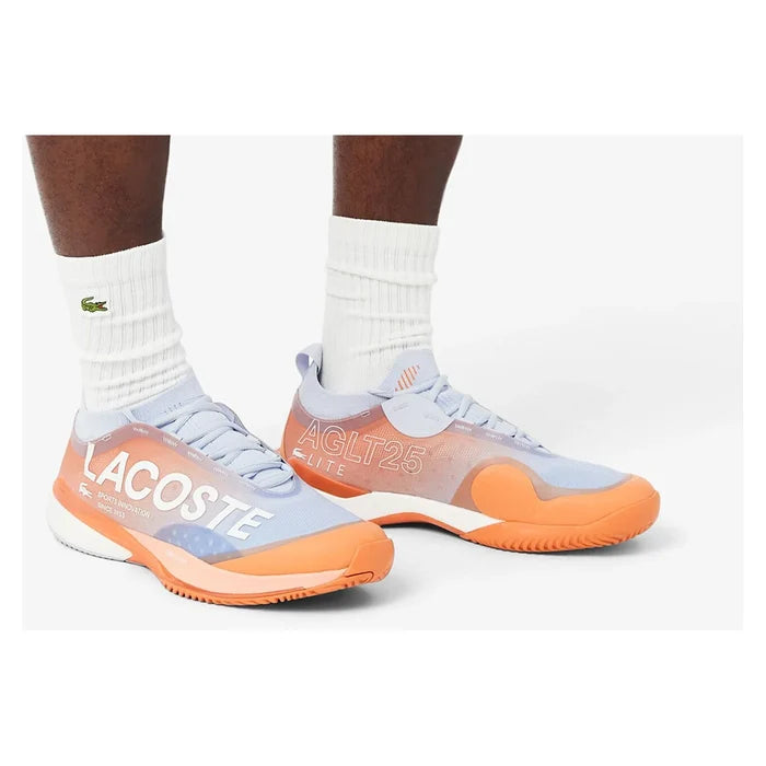 Men's AG-LT25 Lite Clay Shoes Light Blue and Orange