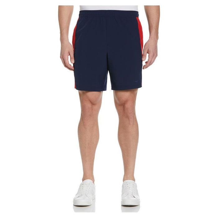 Men`s Blocked Pull-On Tennis Short Peacoat