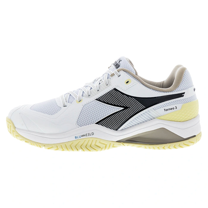 Men's Blushield Torneo 3 AG Shoes White and Black