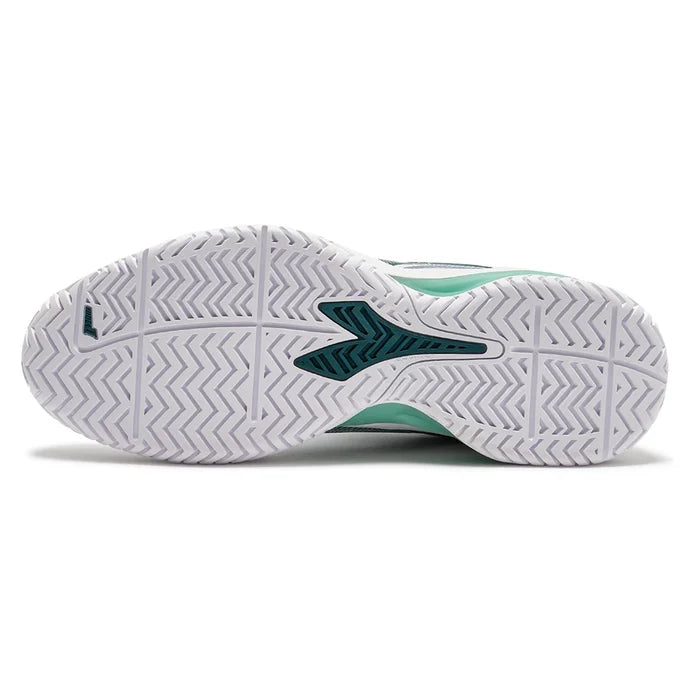 Men's Blushield Torneo 3 Court Shoes White and Shaded Spruce