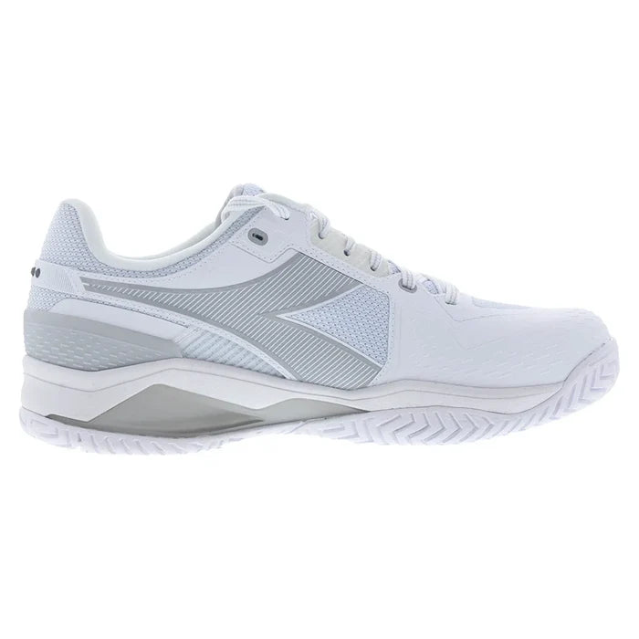Men's Blushield Torneo 3 Court Shoes White and Silver