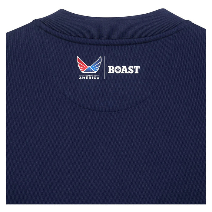 Men's BXV Short Sleeve Performance Tennis Henley,Apparel,Boast,,,Tennis Express,BVM13TP7-F26-Navy2
