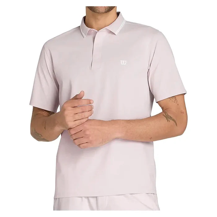 Men's Challengers Technical Tennis Polo Lilac Ash