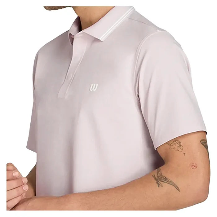 Men's Challengers Technical Tennis Polo Lilac Ash