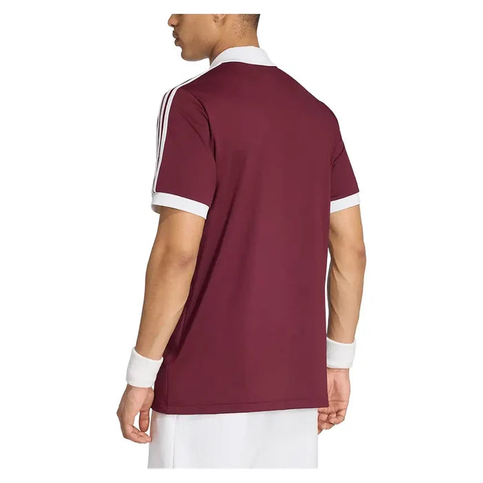 Men's Classics Polo Maroon and White