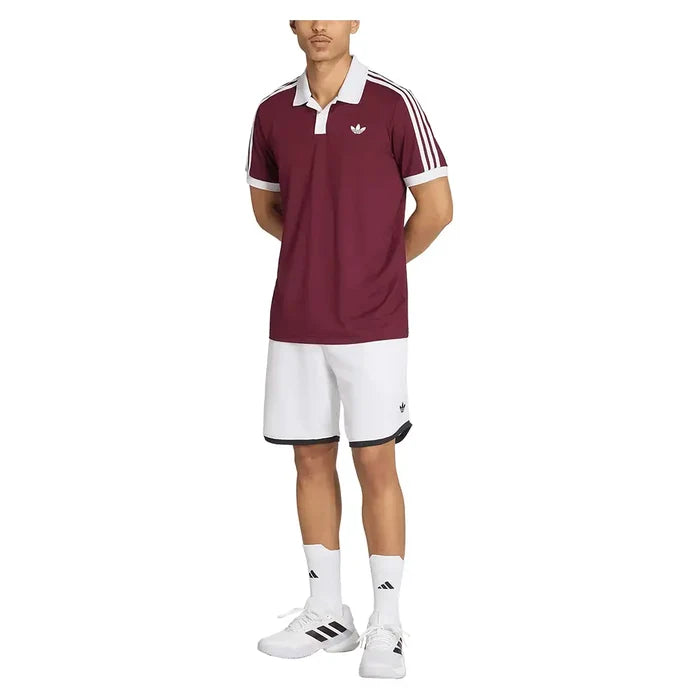 Men's Classics Polo Maroon and White