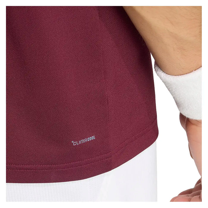 Men's Classics Polo Maroon and White