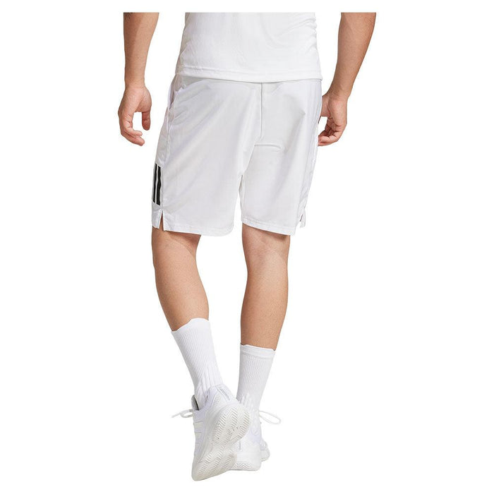 Men's Club 3 Stripe 7 inch Short White