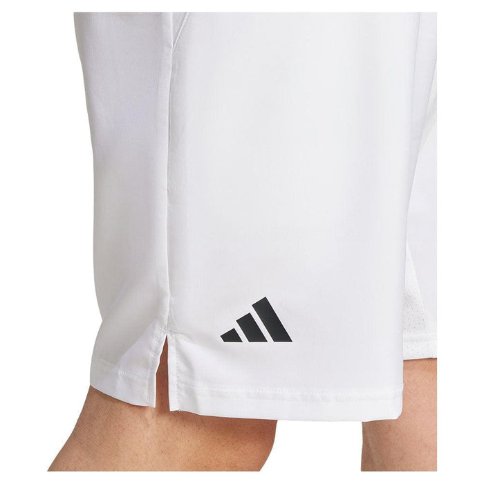 Men's Club 3 Stripe 7 inch Short White