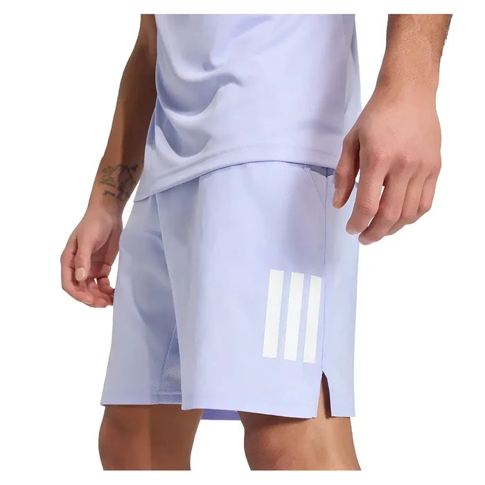 Men's Club 3 Stripe 9 Inch Short Violet Tone