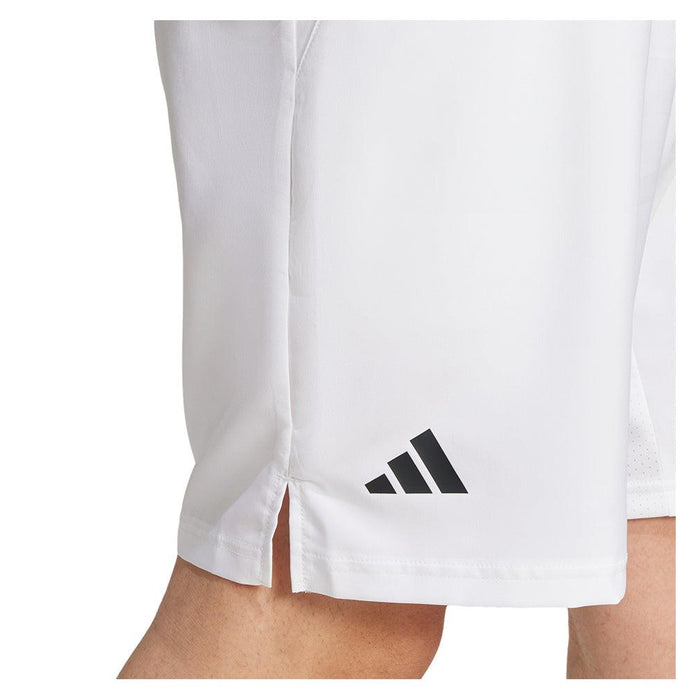 Men's Club 3 Stripe 9 inch Short White