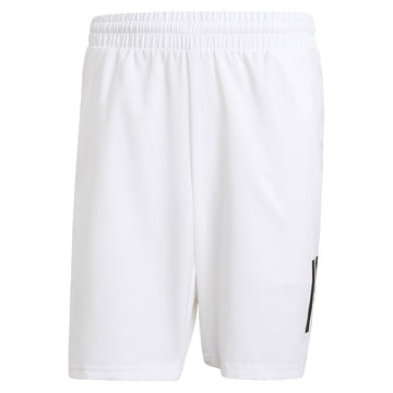 Men's Club 3 Stripe 9 inch Short White