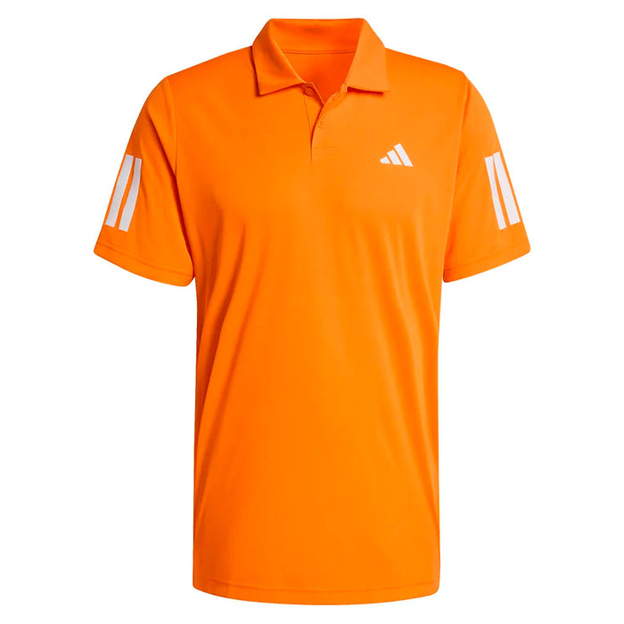 Men's Club 3 Stripe Polo Pure Orange