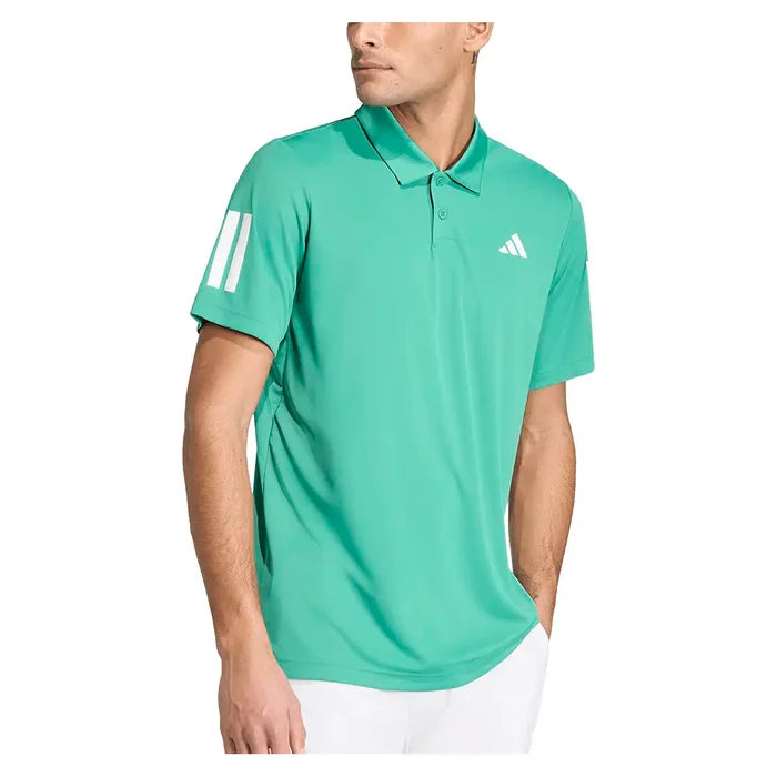 Men's Club 3 Stripe Polo Semi Court Green