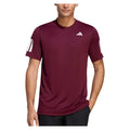 Men's Club 3 Stripe Tee Maroon