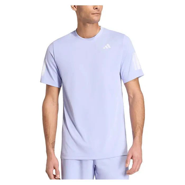 Men's Club 3 Stripe Tee Violet Tone
