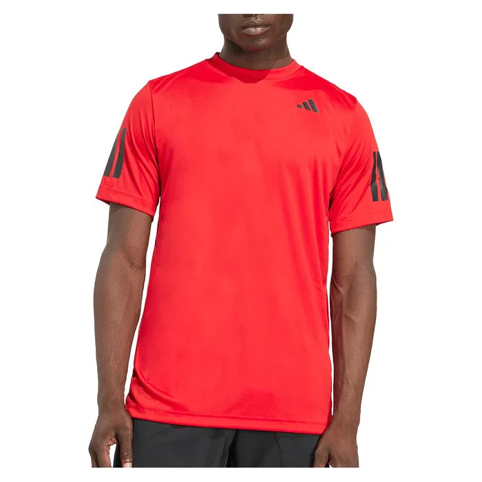 Men's Club 3 Stripes Tennis Top Better Scarlet