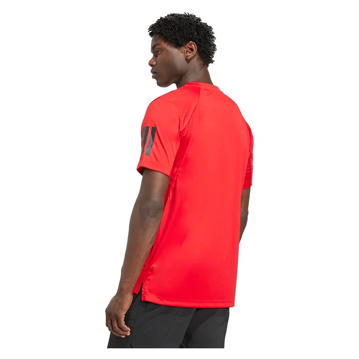 Men's Club 3 Stripes Tennis Top Better Scarlet
