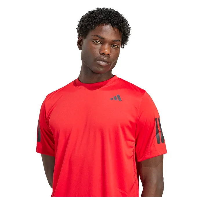 Men's Club 3 Stripes Tennis Top Better Scarlet