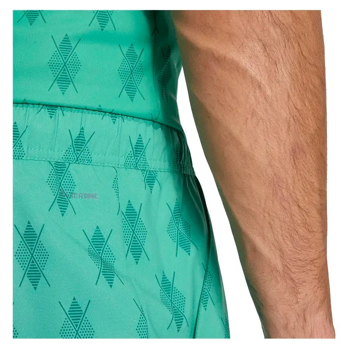 Men's Club Graph 7 Inch Shorts Semi Court Green