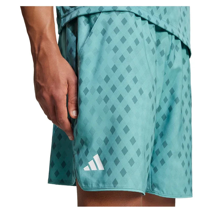Men's Club Graphic 9 Inch Short Powder and Preloved Teal