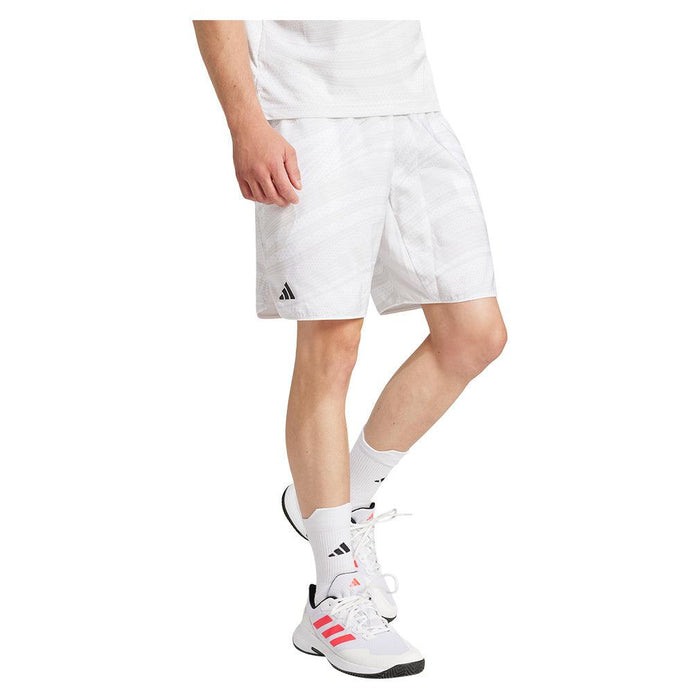 Men's Club Graphic 9in Short White