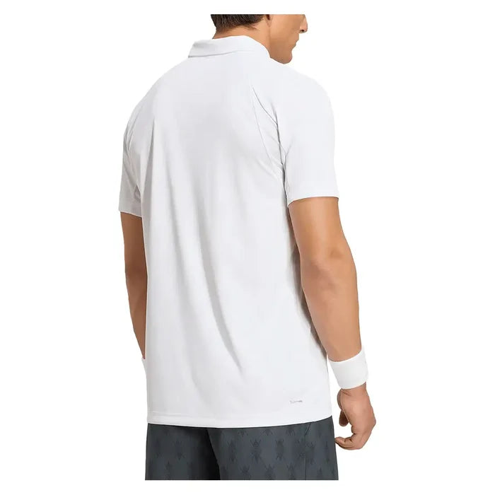 Men's Club Graphic Polo White and Dash Grey
