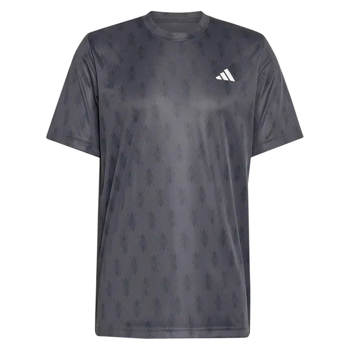Men's Club Graphic Tee Carbon and Black