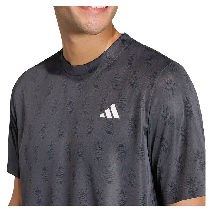 Men's Club Graphic Tee Carbon and Black