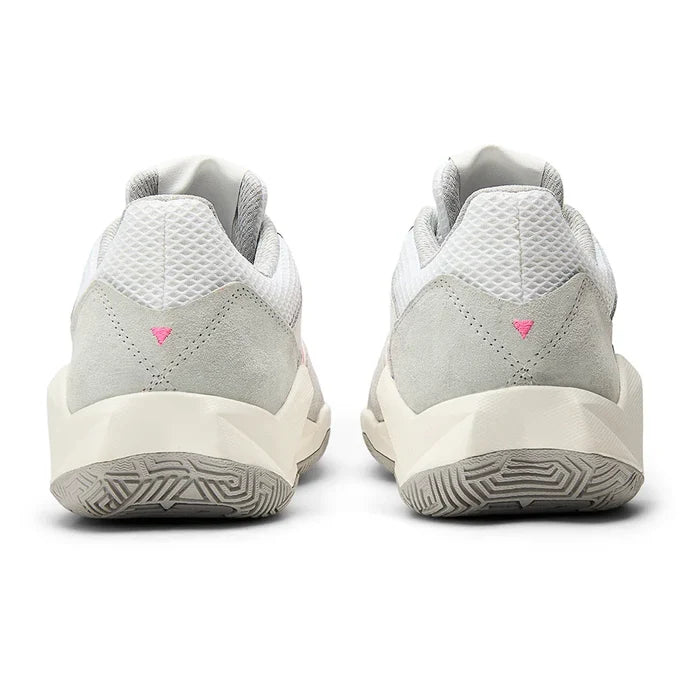 Men's Coco Delray D Width Court Shoes NB White and Pink Heat