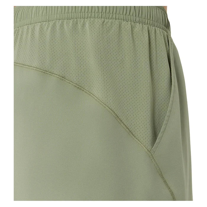 Men's Court 7 Inch Tennis Short Khaki Green,Apparel,Asics,,,Tennis Express,2041A344_301_1