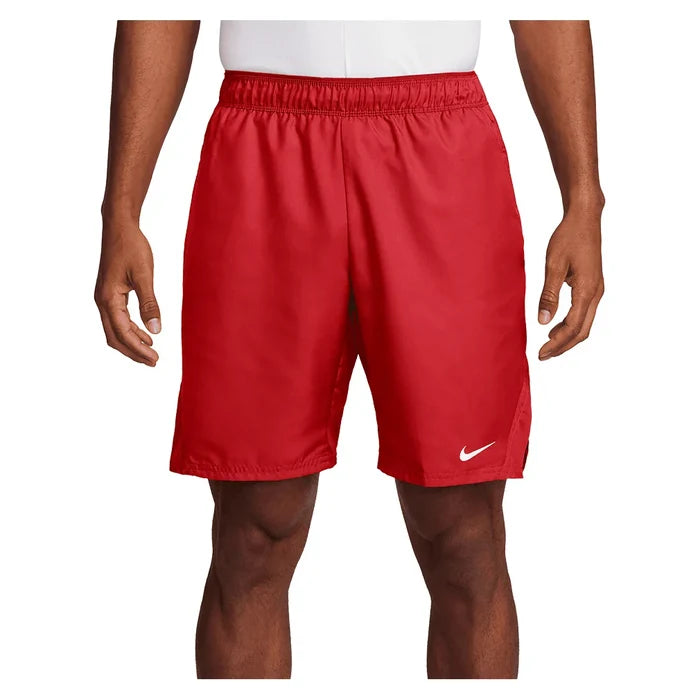 Men's Court Dri-FIT Victory 9 Inch Short University Red and White