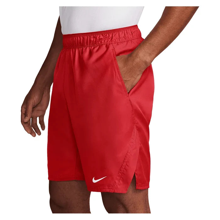 Men's Court Dri-FIT Victory 9 Inch Short University Red and White