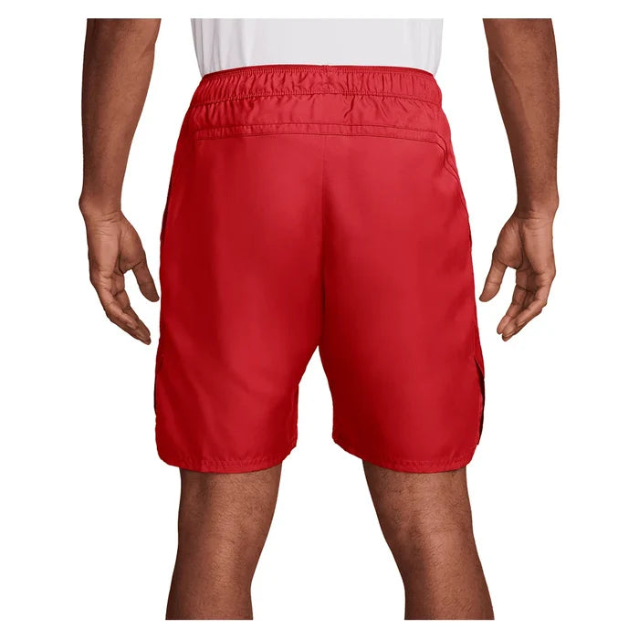 Men's Court Dri-FIT Victory 9 Inch Short University Red and White