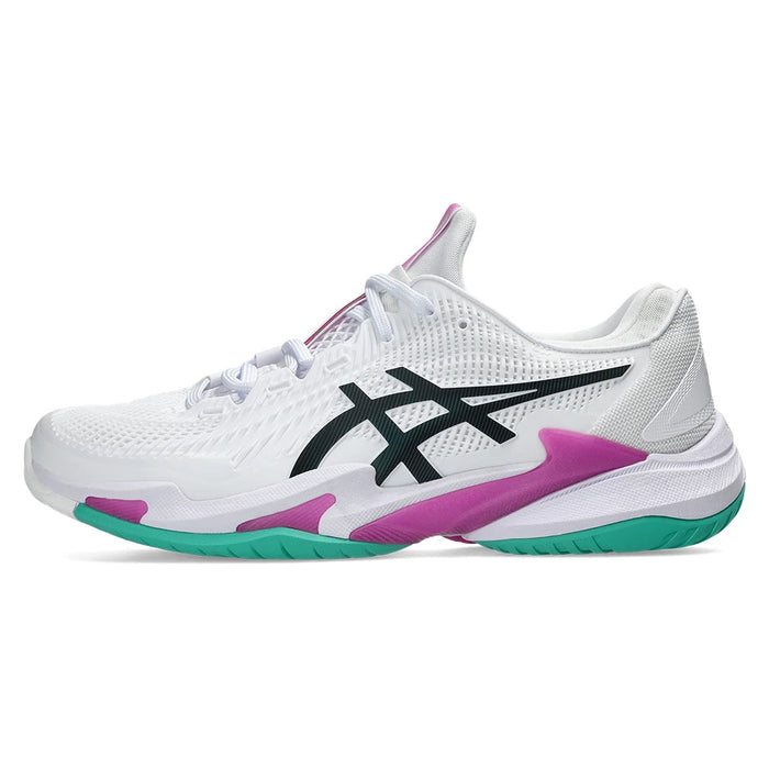 Men's Court FF 3 Court Shoes White and Digital Sakura