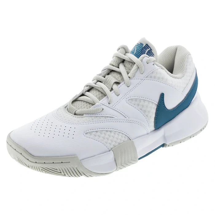 Men's Court Lite 4 Shoes White and Smokey Blue