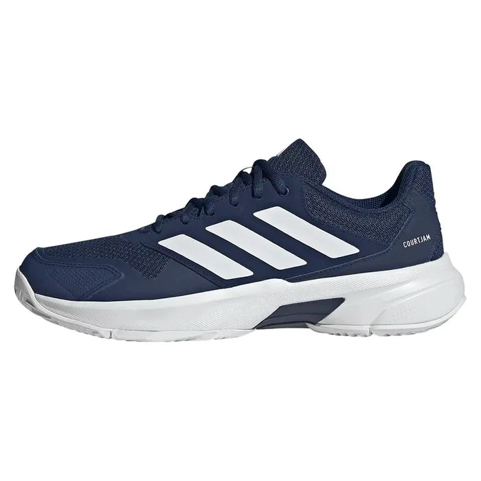 Men's CourtJam Control 3 Shoes Dark Blue and White