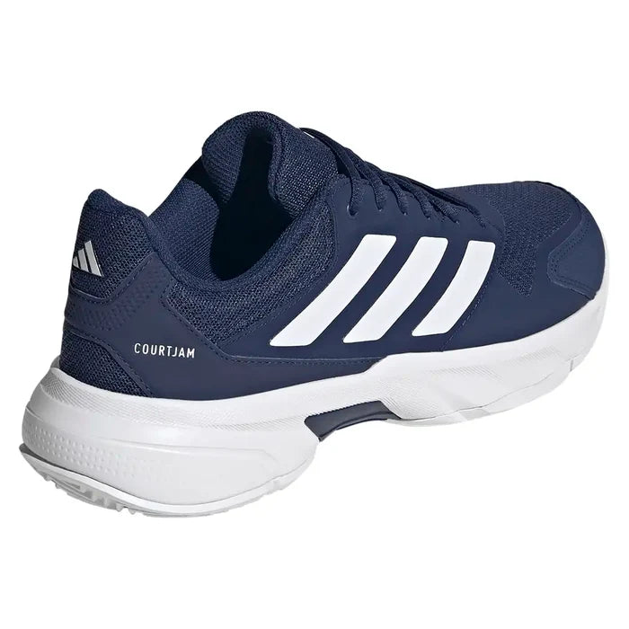 Men's CourtJam Control 3 Shoes Dark Blue and White