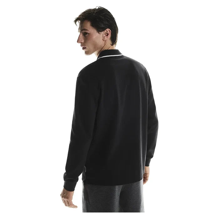 Men's Courtside Long Sleeve Polo Black